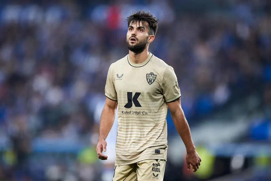 Arnau Puigmal, en la agenda del Real Zaragoza | Foto: UD Almer&iacute;a