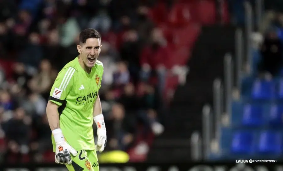 Edgar Bad&iacute;a, con la camiseta del Real Zaragoza // Foto: La Liga Hypermotion