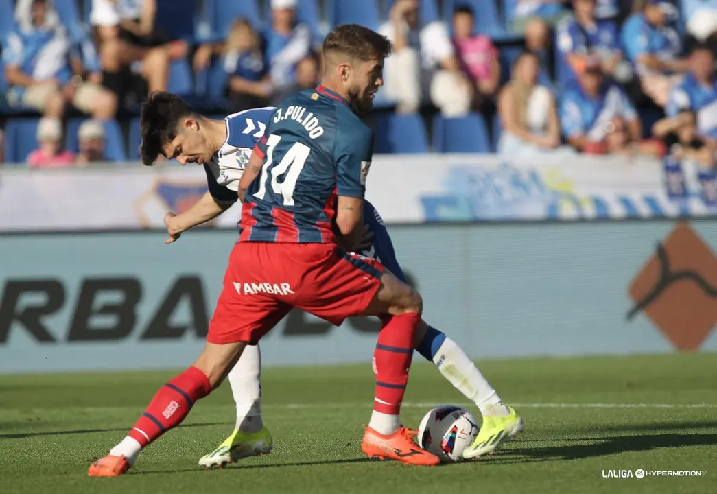 Jorge Pulido brill&oacute; con luz propia ante el Tenerife. Imagen: LaLiga