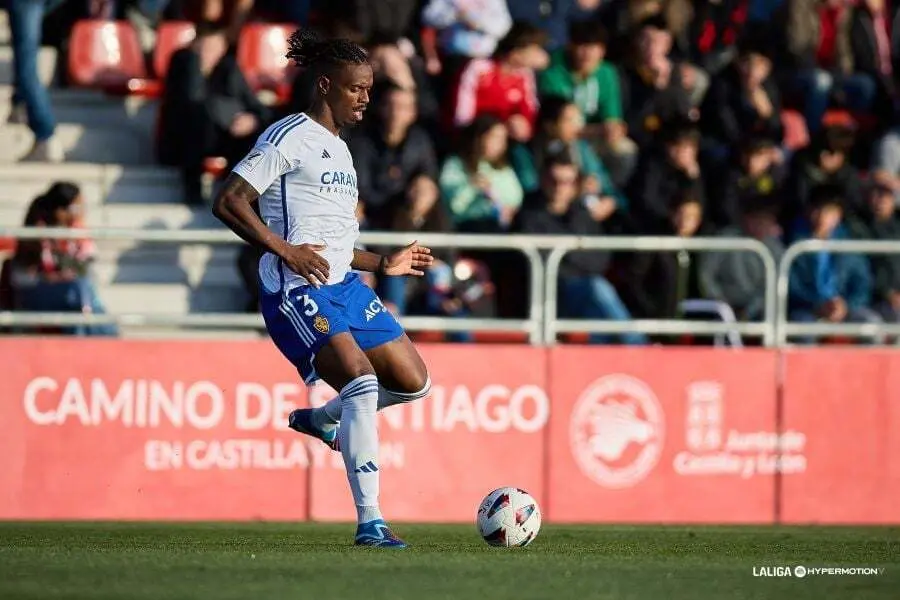 Jair en el Mirand&eacute;s Real Zaragoza. Foto: LaLiga