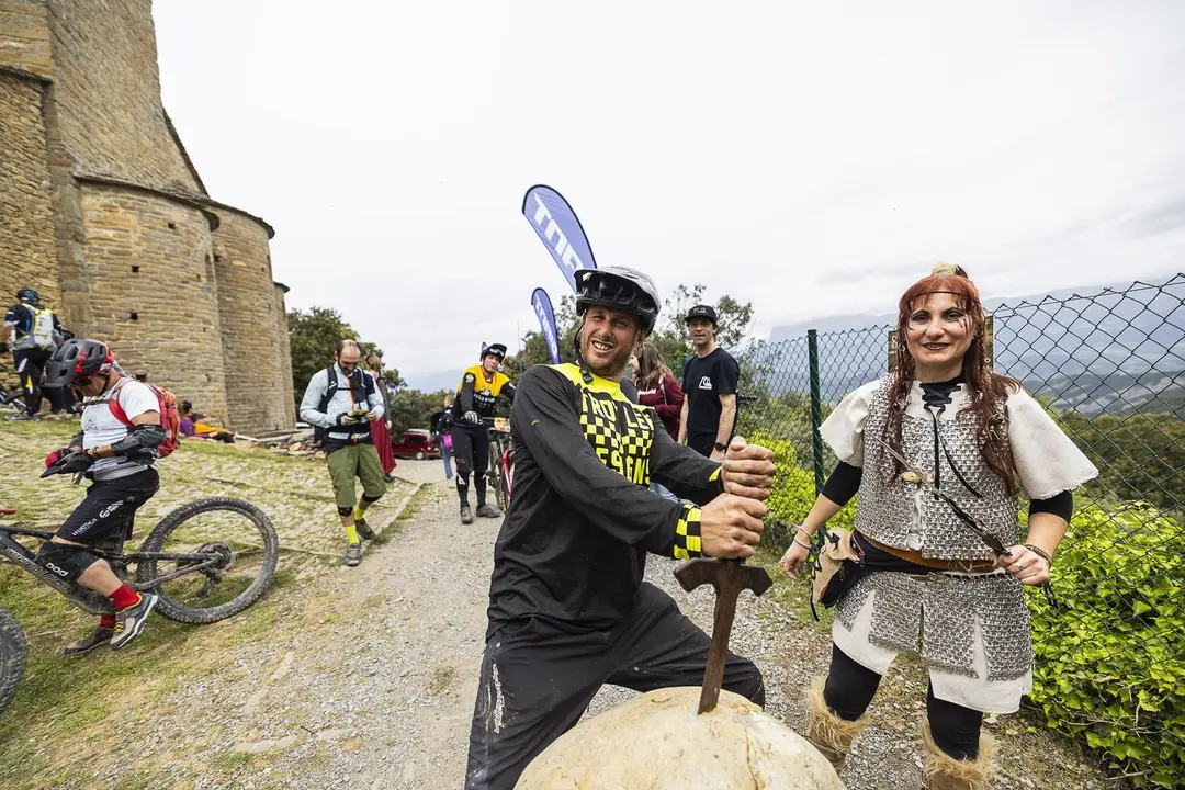 La BTT y pasarlo bien son las se&ntilde;as de identidad de La Batalla del Inframundo de Zona Zero Pirineos. Foto: Cedida