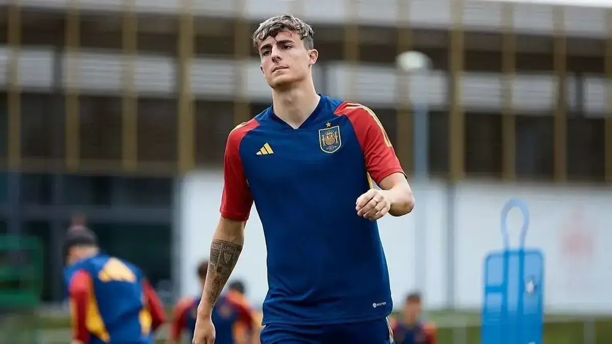 Alejandro Franc&eacute;s durante un entrenamiento con la selecci&oacute;n. Fotograf&iacute;a: SEF&uacute;tbol.