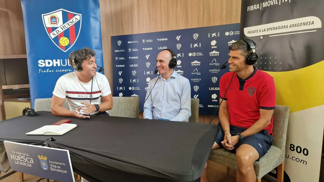 Antonio Hidalgo, el entrenador del Huesca, en Balones Fuera desde Benasque