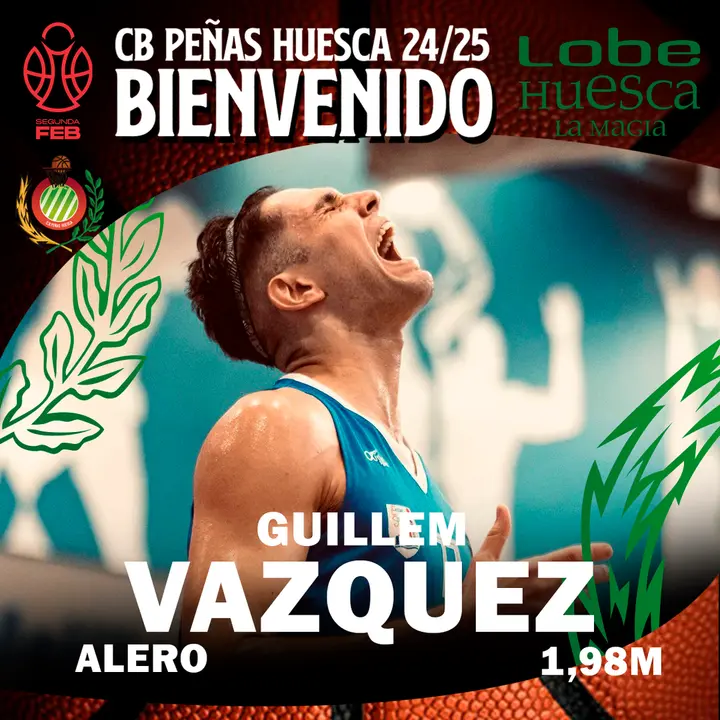 Guillem V&aacute;zquez, en la imagen, es la &uacute;ltima incorporaci&oacute;n al CB Pe&ntilde;as. Foto: Cedida
