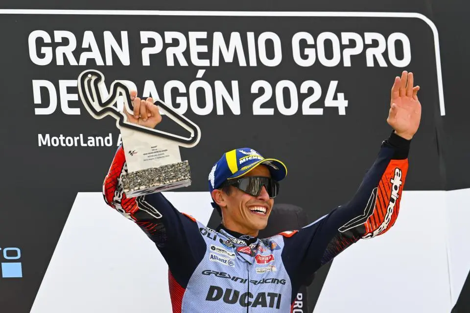 Marc M&aacute;rquez, en la imagen, ha sido la gran estrella de esta edici&oacute;n del GP Arag&oacute;n de MotorLand. Foto: MotorLand