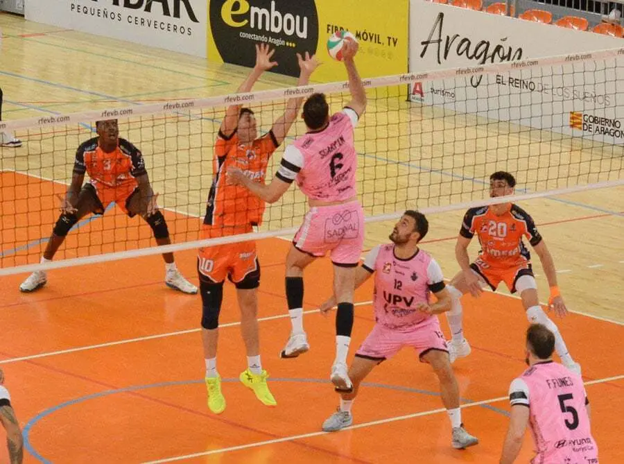 Imagen durante el partido | Foto: Pamesa Teruel