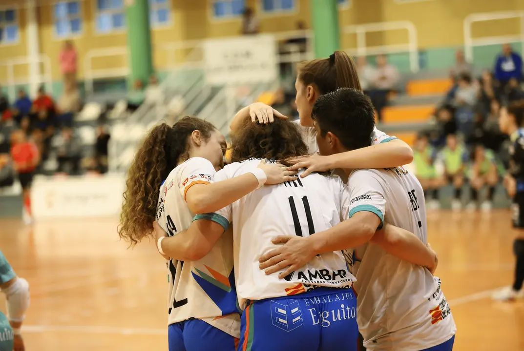 El Wanapix Aldel&iacute;s InterSala 10 celebrando un tanto en el &uacute;ltimo duelo en casa. Fotogaf&iacute;a: InterSala10 