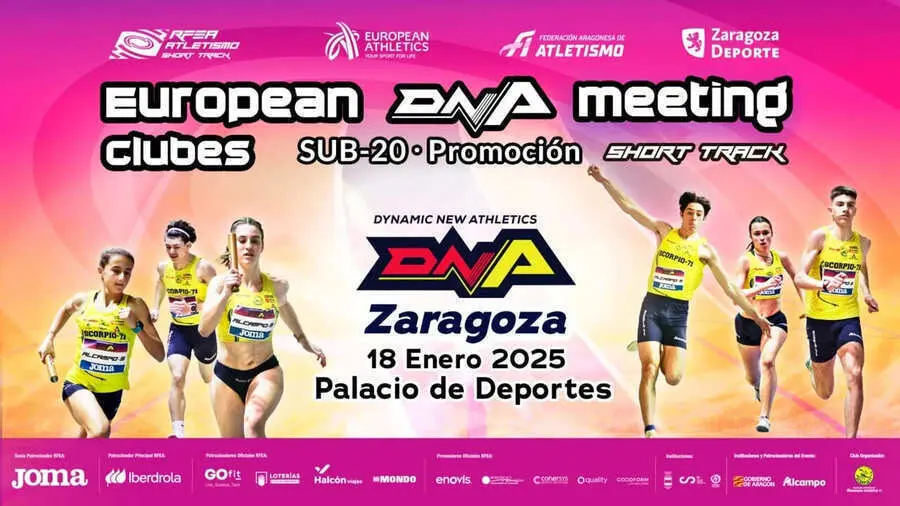 Cartel promocional de la European DNA Meeting. Fotograf&iacute;a: Alcampo-Scorpio 71.