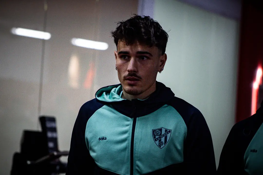 Hugo Vallejo est&aacute; recuperado de su lesi&oacute;n. Foto: SDHuesca
