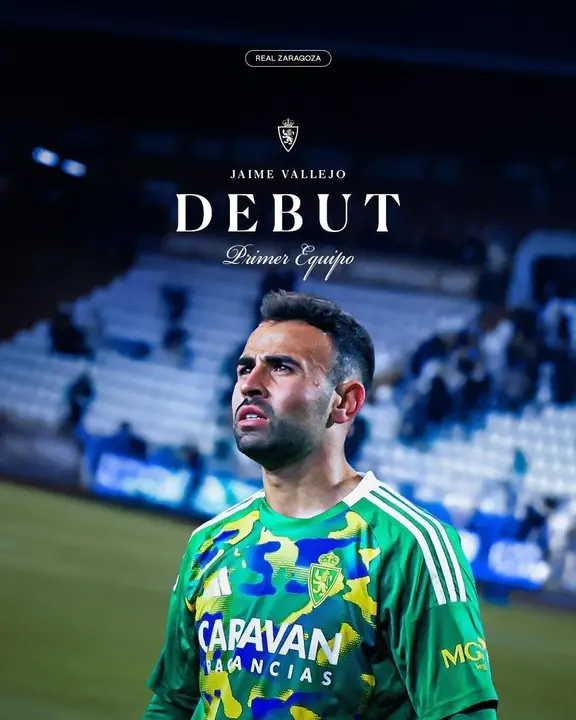 Jaime Vallejo y una postal de su debut