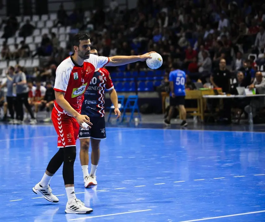 Borrag&aacute;n fue un seguro de vida desde los 7 metros paa el Bada Huesca, que se qued&oacute; sin jugar la pr&oacute;rroga al ver la roja a 7 segundos del final del tiempo reglamentario. Foto: Hugo Izquierdo