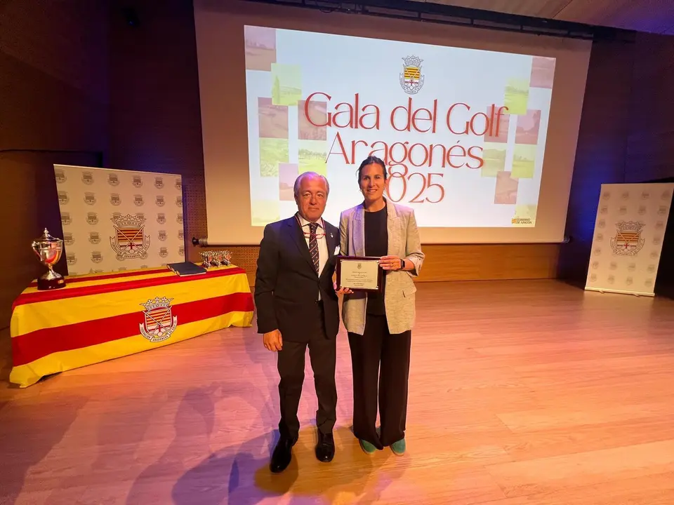 La gala premi&oacute; a los mejores aragoneses de 2024 y tuvo un especial reconocimiento con la Medalla de Oro al presidente de la Espa&ntilde;ola. Foto: FAG