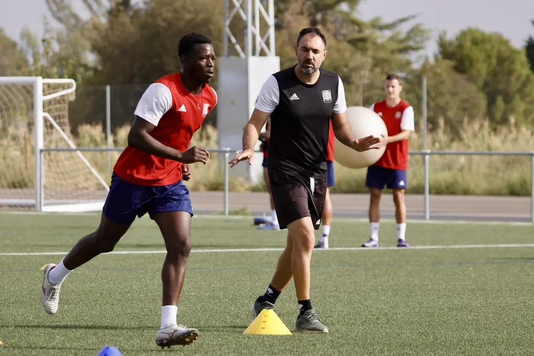 Imagen del &uacute;ltimo entrenamiento antes del enfrentamiento de este s&aacute;bado. Fotograf&iacute;a: SD Tarazona.