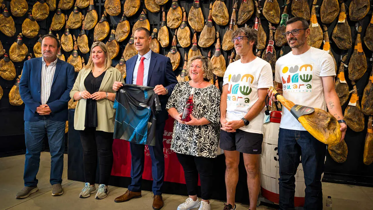 Imagen de la presentaci&oacute;n del Ultra-Trail Guara Somontano 2025. Fotograf&iacute;a: UTGS.