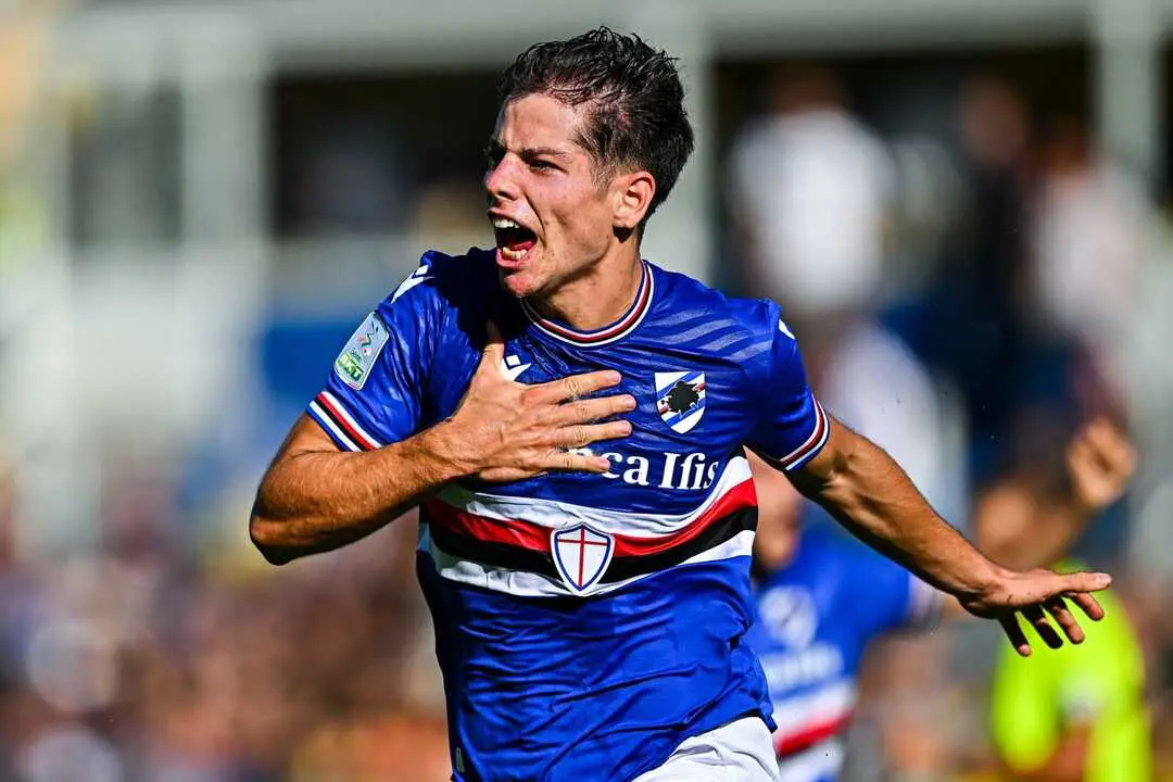 Estanislau Pedrola con la Sampdoria