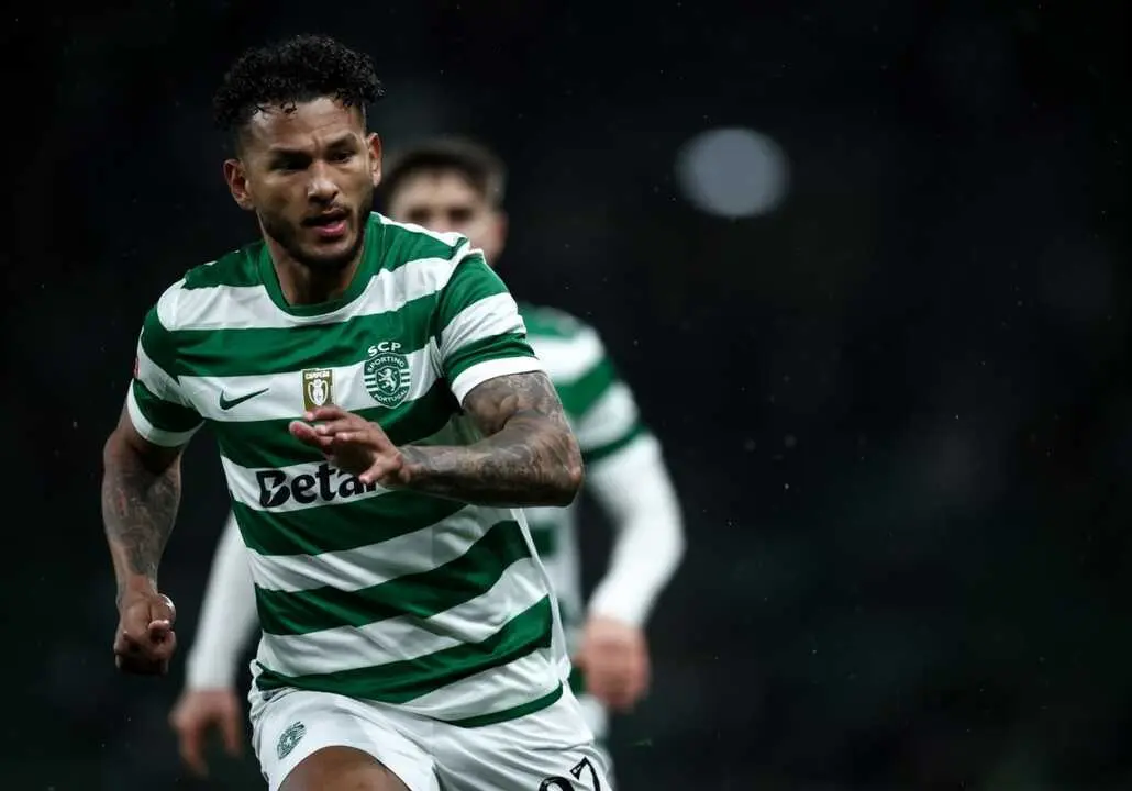 Luis Su&aacute;rez en el Sporting - Bodo Glimt / Sporting CP