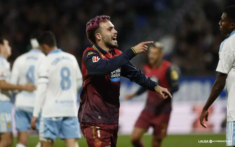 David Mella ante el Real Zaragoza / LaLiga