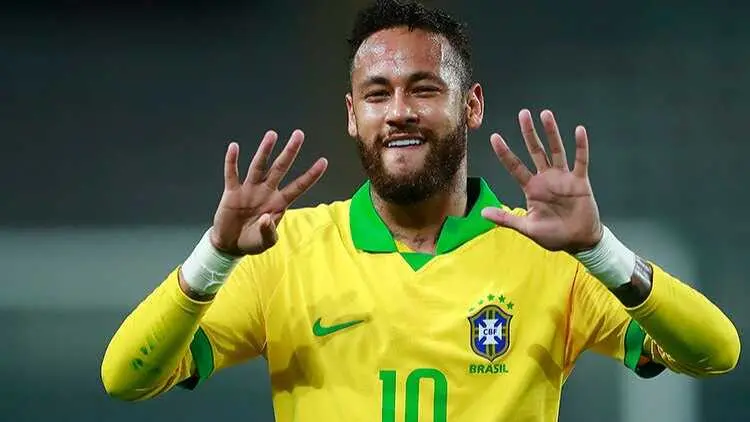 Neymar JR con Brasil / Conmebol.
