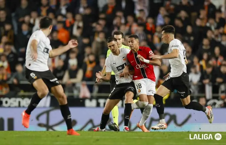 Imagen del Valencia - Mallorca de la ida / LaLiga
