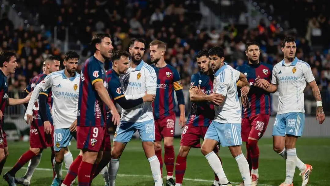 Imagen del Real Zaragoza - SD Huesca de la ida / Marcos Cebri&aacute;n