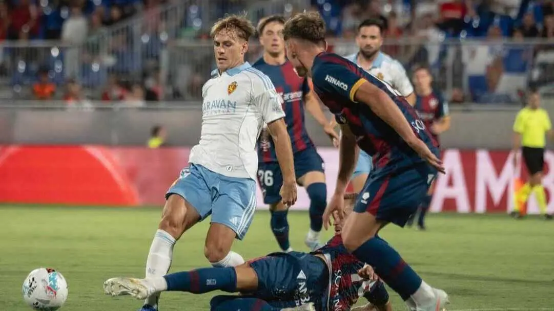 Imagen del Real Zaragoza - SD Huesca de la ida / Marcos Cebri&aacute;n