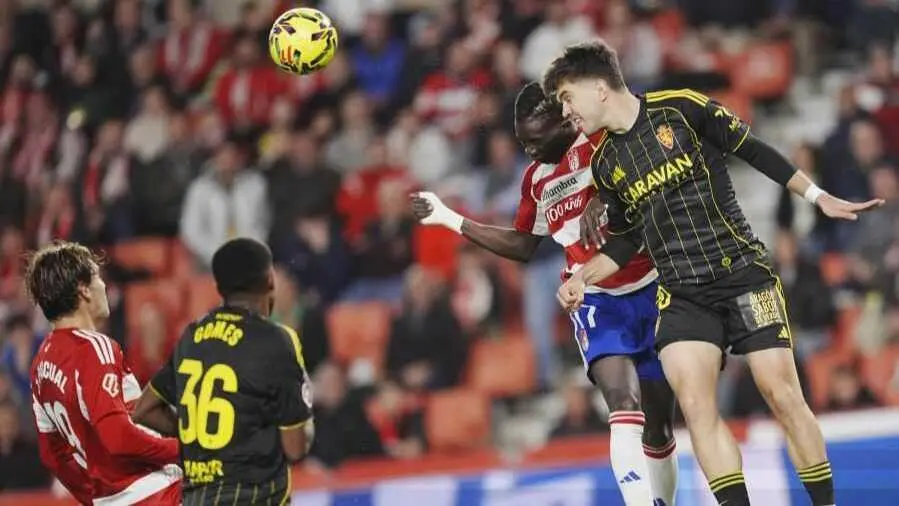 Imagen del Granada - Real Zaragoza de la ida / LaLiga