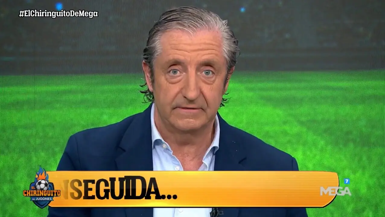 Josep Pedrerol durante El Chiringuito / Mega