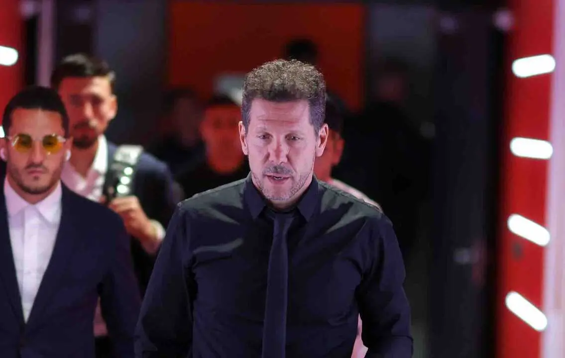 Simeone en el Emirates / ATL&Eacute;TICO