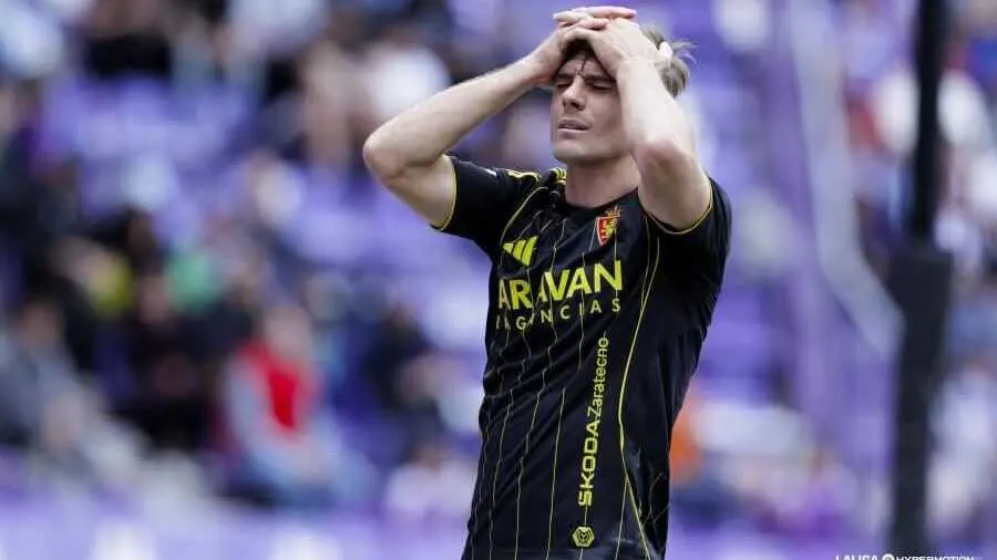 Dani G&oacute;mez en el Valladolid - Real Zaragoza / LaLiga
