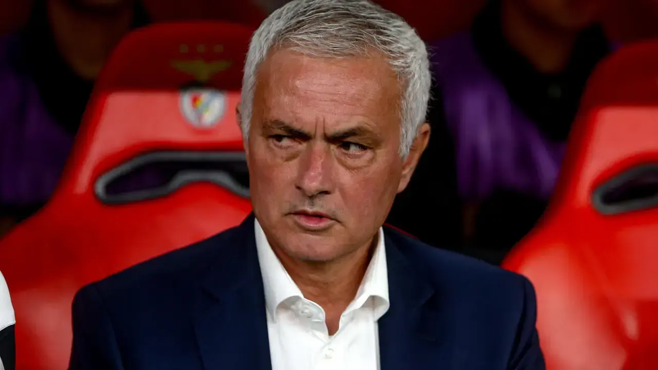 Jos&eacute; Mourinho en el Benfica