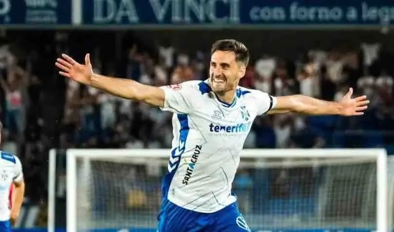 Jes&uacute;s de Miguel con el Tenerife / CD TENERIFE