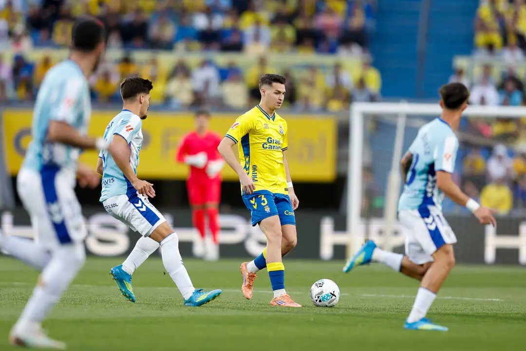 Imagen del partido entre Las Palmas y M&aacute;laga de la ida / UDLP