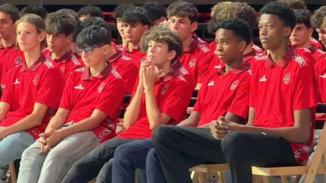 Canteranos del Casademont Zaragoza durante la Gala de Fin de Temporada.