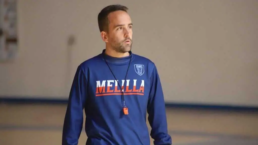 Eloy Ram&iacute;rez, durante su etapa en Melilla. Federaci&oacute;n Melillense de Baloncesto.