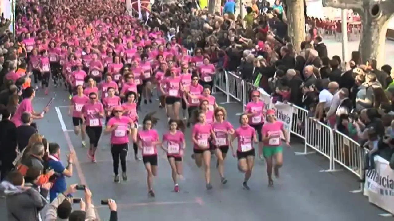 Carrera de la mujer en Barbastro en su edici&oacute;n del 2015