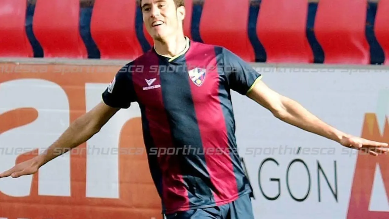 David Mainz celebrando un gol | Foto: sporthuesca.com - C.Pascual