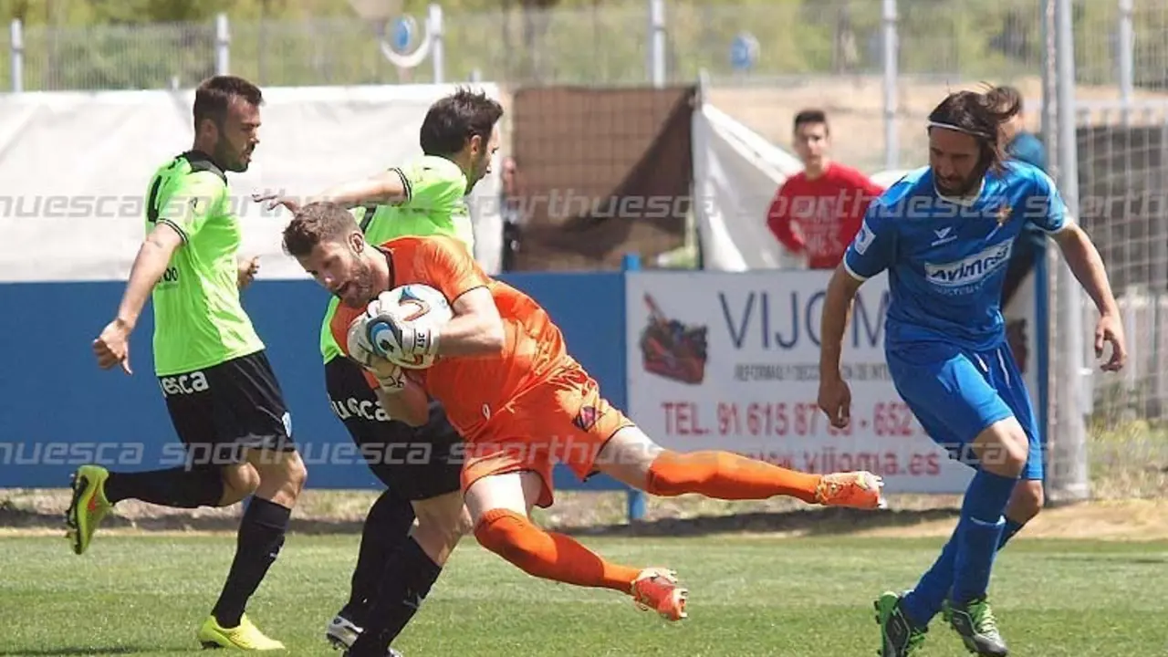 Dani Jim&eacute;nez con la SD Huesca la pasada temporada | Foto: sporthuesca.com - C.Pascual