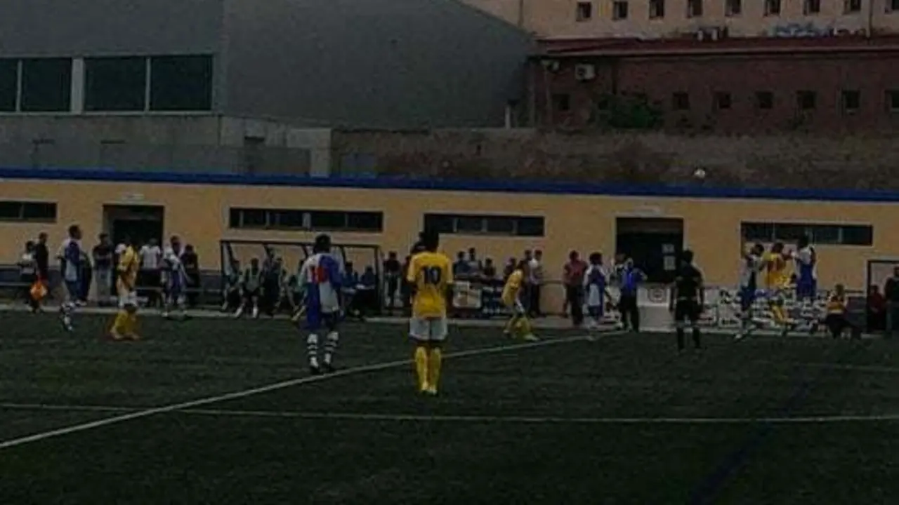 Imagen durante el partido | Foto cedida por AD Almud&eacute;var