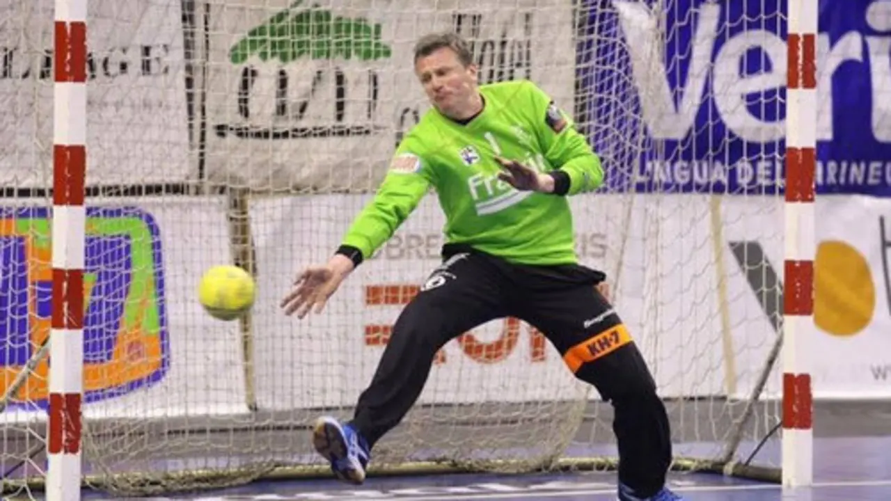 Pejanovic defendiendo la porter&iacute;a del Granollers en la presente temporada | Foto: granollersinforma.com