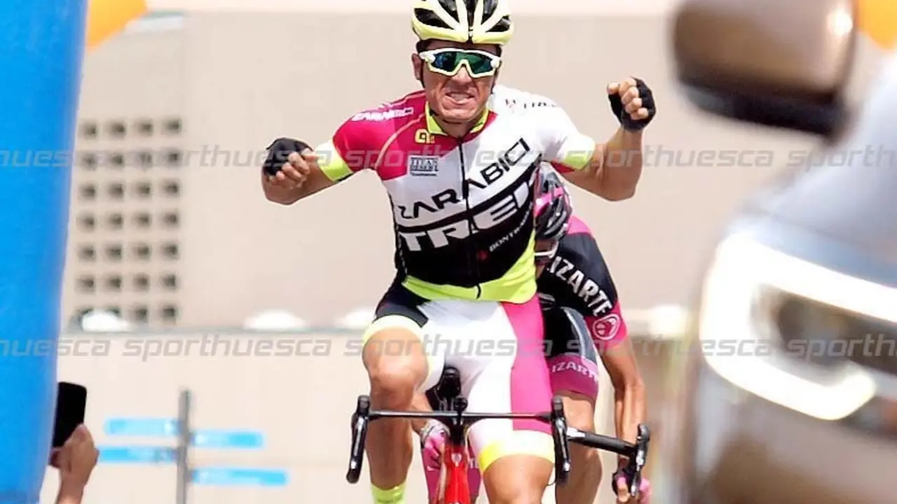Diego Tamayo, vencedor de la prueba | Foto: sporthuesca.com - C.Pascual