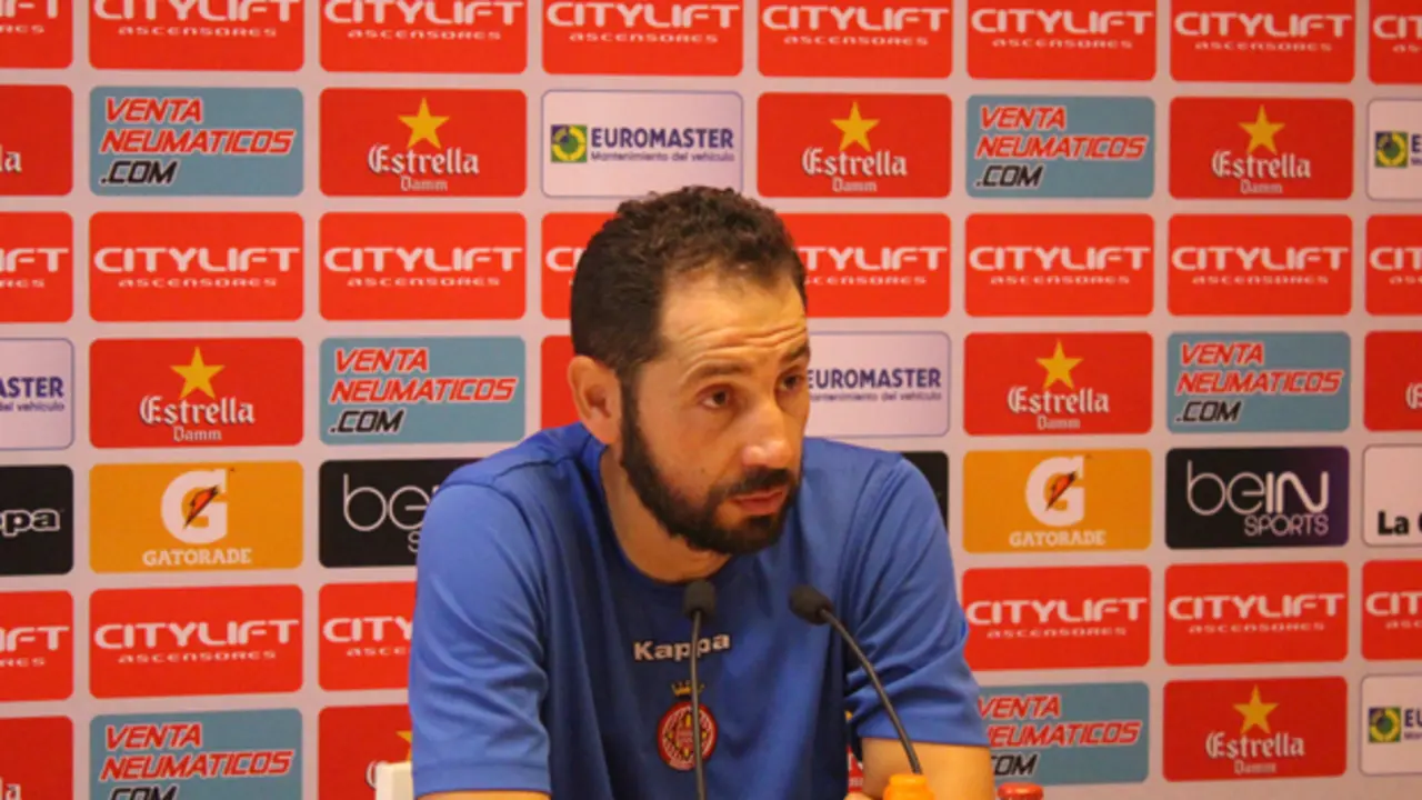 Pablo Mach&iacute;n, entrenador del Girona | Foto: gironafc.cat
