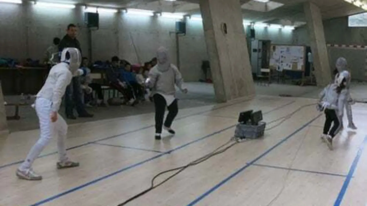 Imagen durante el Torneo | Foto: Club Esgrima Huesca