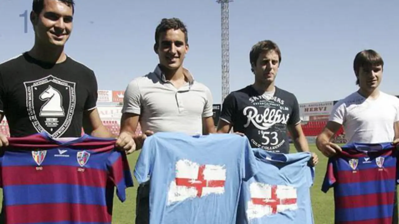 Andr&eacute;s Fern&aacute;ndez, Jokin Esparza, &Oacute;scar Vega y Jorge Gal&aacute;n | Foto: Heraldo
