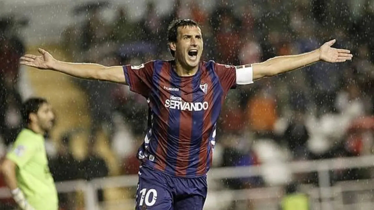 Arruabarrena celebra un gol del Eibar | Foto: diariovasco.com
