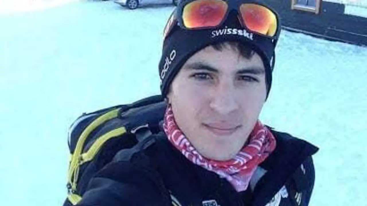 'Selfie' de Mart&iacute; Vigo durante una concentraci&oacute;n del fondista de Sesu&eacute; en Noruega.