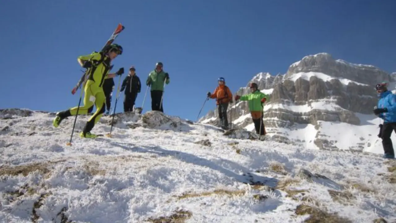 Imagen de archivo de una anterior prueba de la Causiat Extrem que se celebra desde hace cinco a&ntilde;os en Candanch&uacute;. Foto: Candanch&uacute; Alp Esqu&iacute;.