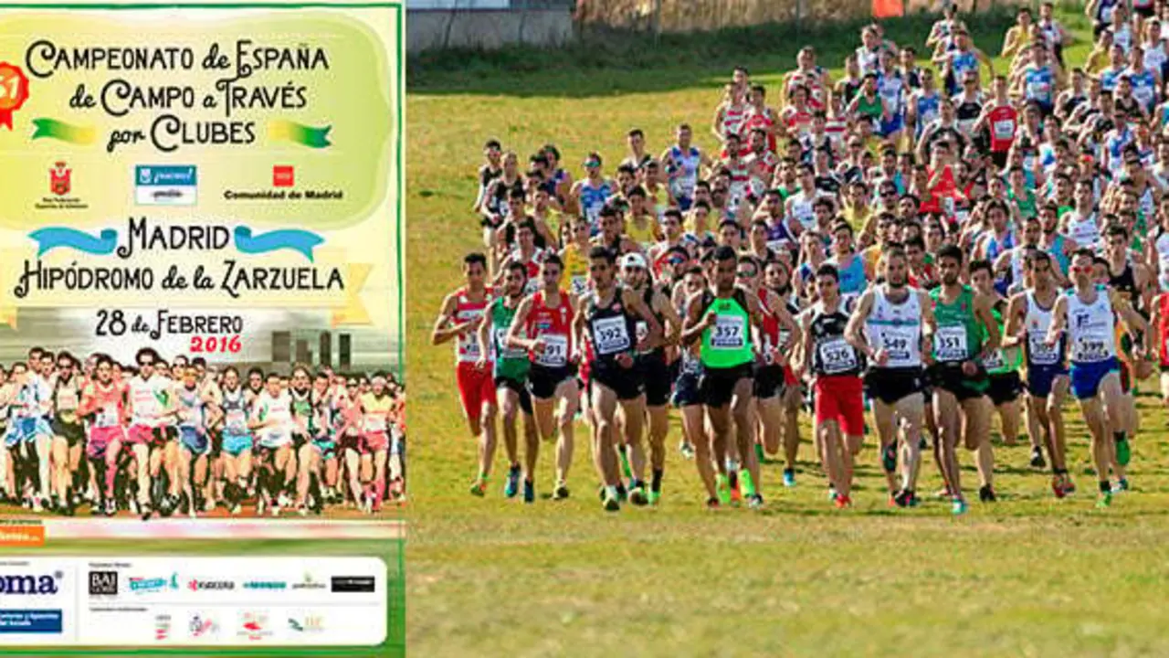 Cartel Campeonato Espa&ntilde;a Campo a trav&eacute;s