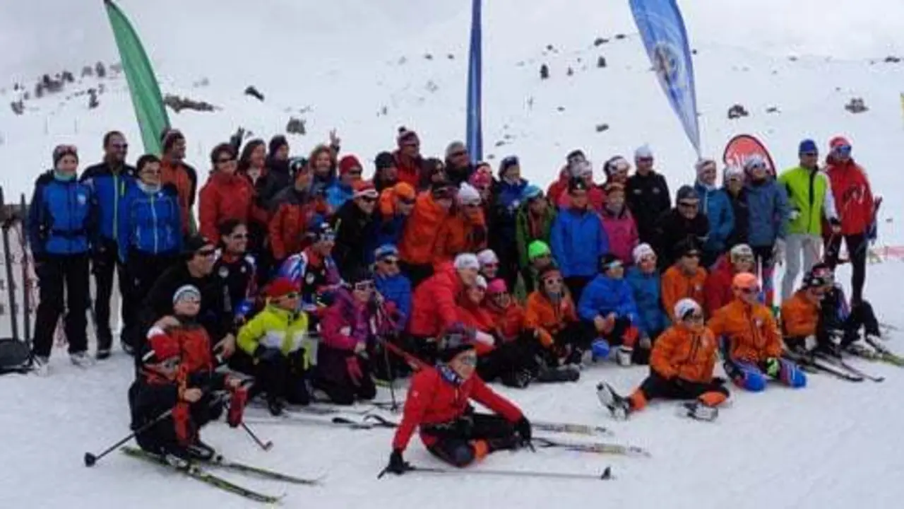 El grupo de Mayencos en los Campeonatos de Espa&ntilde;a | Foto: Mayencos