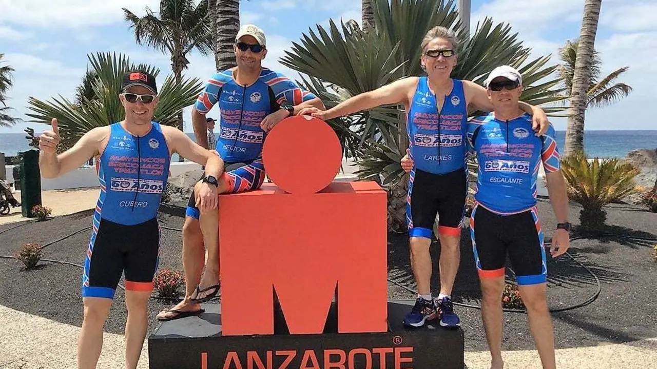Los deportistas de Mayencos ya est&aacute;n en Lanzarote | Foto: Mayencos