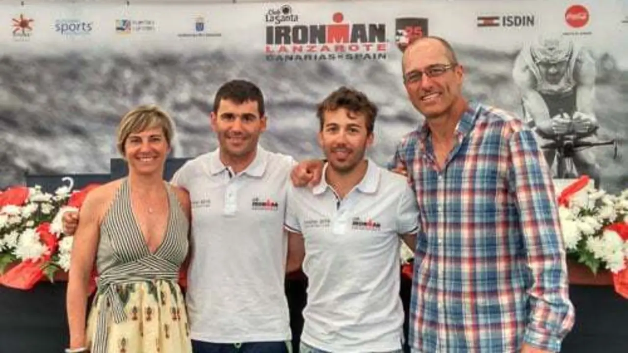 Jorge Abel y Lorien Hern&aacute;ndez (centro) en Lanzarote |Foto: 